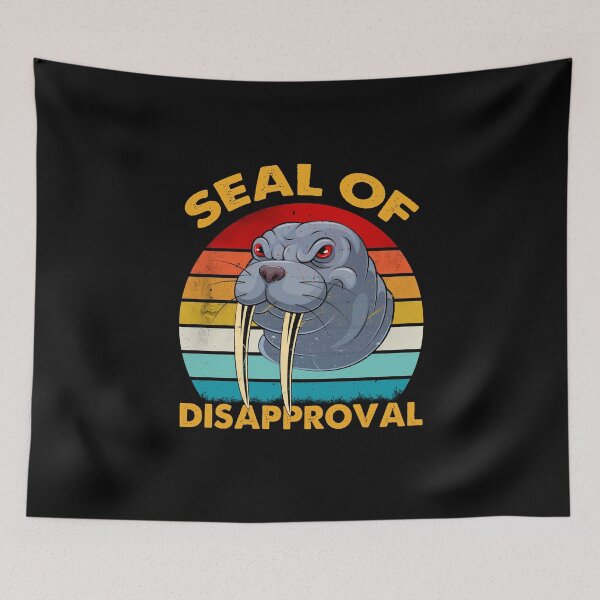 Item preview, seal of disapproval vintage designed and sold by KerryABC.