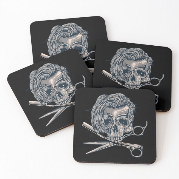 Item preview, Barbershop Skull designed and sold by SiddharthaMoon.