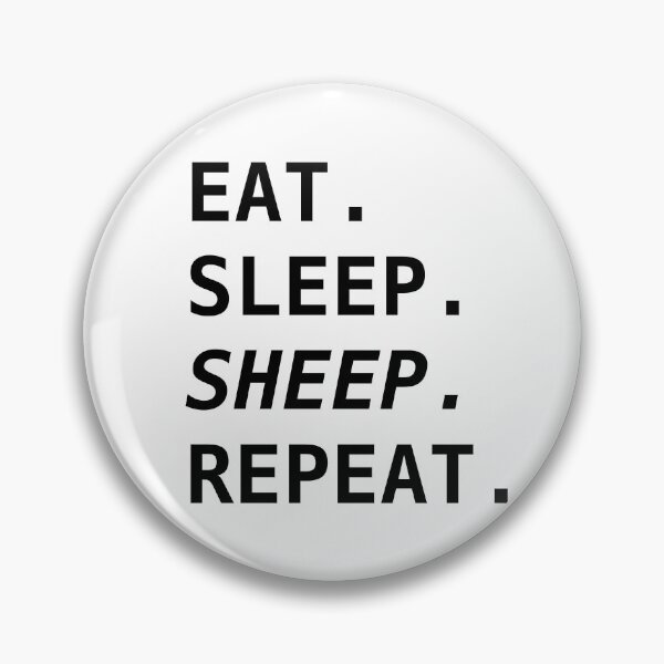 Item preview, Fun Sheep Text Print designed and sold by Brimwood.