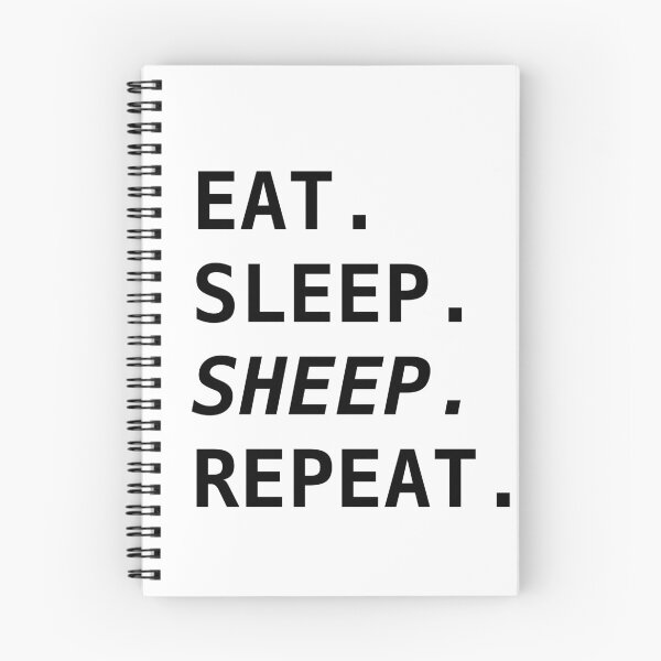 Item preview, Fun Sheep Text Print designed and sold by Brimwood.