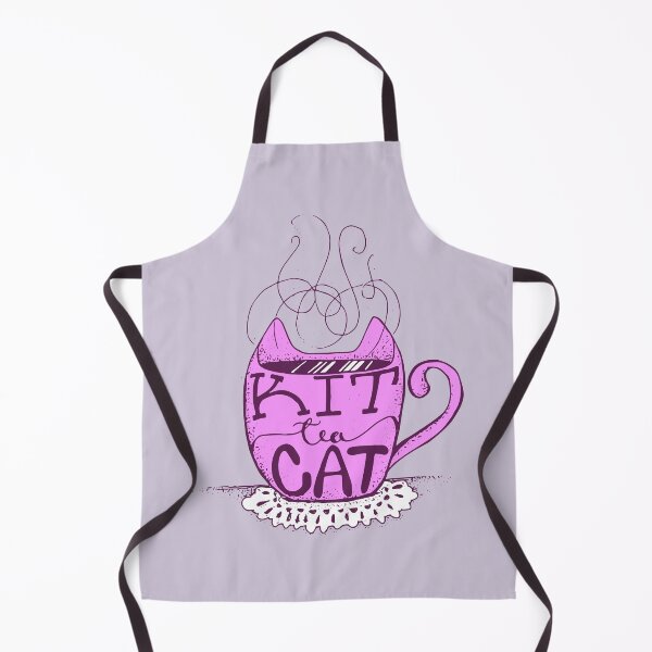 Item preview, Kitty Cat - Tea Lover Lettering Art - Visual Pun - Mug - Neon Pink designed and sold by AnanasArt.