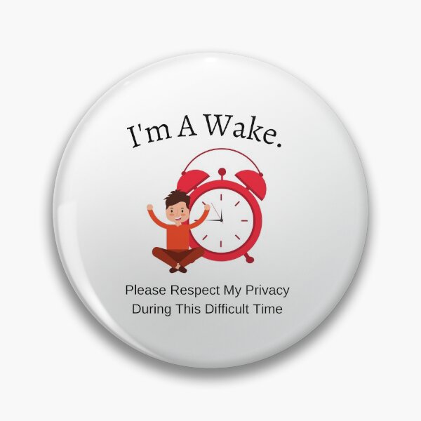Item preview, I'm Awake Please Respect My Privacy During This Difficult Time,design   designed and sold by piskwi.
