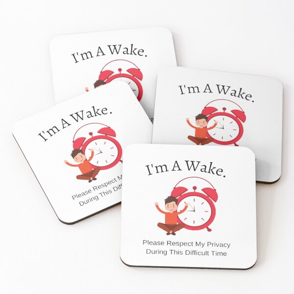 Item preview, I'm Awake Please Respect My Privacy During This Difficult Time,design   designed and sold by piskwi.