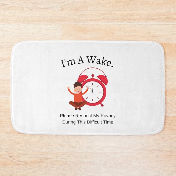 Item preview, I'm Awake Please Respect My Privacy During This Difficult Time,design   designed and sold by piskwi.