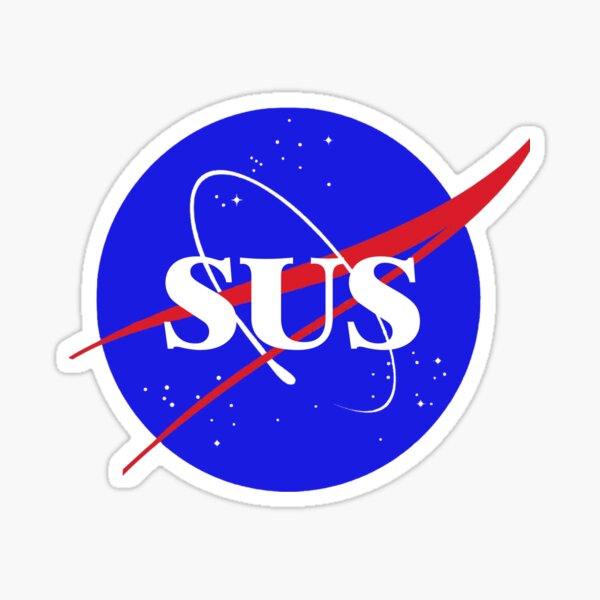 Among Us: Thicc Sus - Meme - Sticker sold by Reskate Studio, SKU 729054