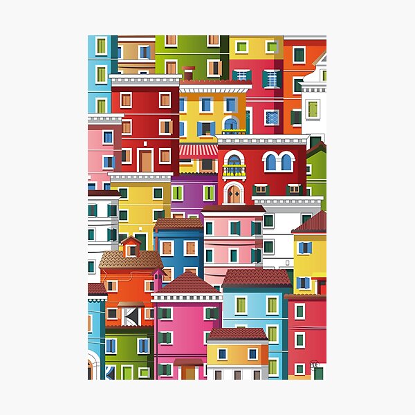 Item preview, Burano, Italy designed and sold by adeillustrator.
