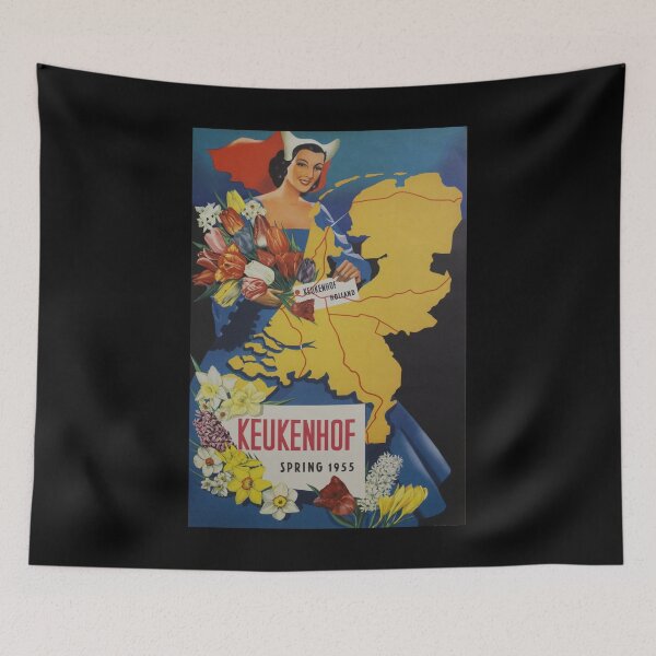 Aperçu de l'œuvre retro classic Keukenhof poster créée et vendue par CorasPosters.