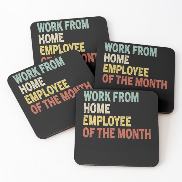 Item preview, Work From Home Employee Of The Month Vintage Funny Gift designed and sold by Sarah38.