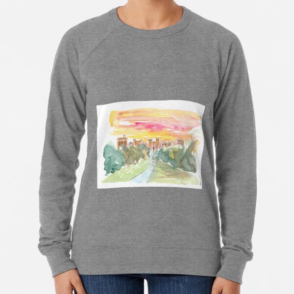 Windsor Castle England At Wonderful Morning Lightweight Sweatshirt