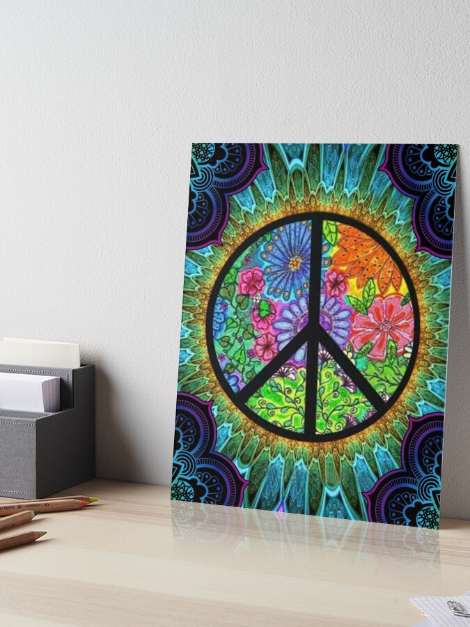 Hippie Peace Sign Art