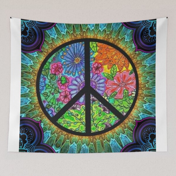 Item preview, Hippie Peace Sign Art designed and sold by YpA0507.