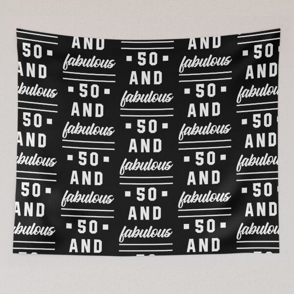 Item preview, 50 and Fabulous - Birthday Gift designed and sold by DiogoCalheiros.