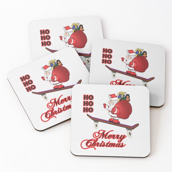 Item preview, Christmas Skateboarding Santa Claus, its perfect gift for Christmas day designed and sold by Custom Crest.