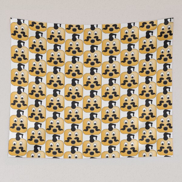 Item preview, Ukrainian cossack square emoticon / emoji of surprise designed and sold by Familyshmot.