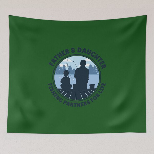 Item preview, Father and daughter fishing Fishing friends designed and sold by paul-zenek.
