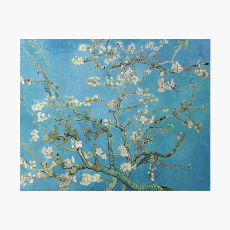 1890-Vincent van Gogh-Almond blossom-73.5x92 Art Board Print