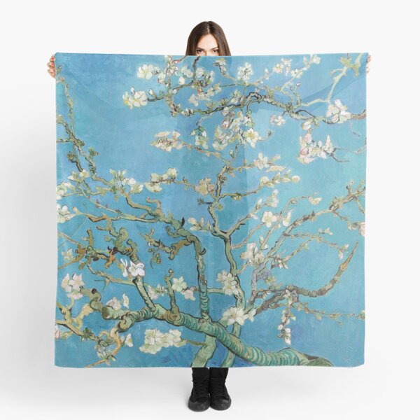 1890-Vincent van Gogh-Almond blossom-73.5x92 Scarf