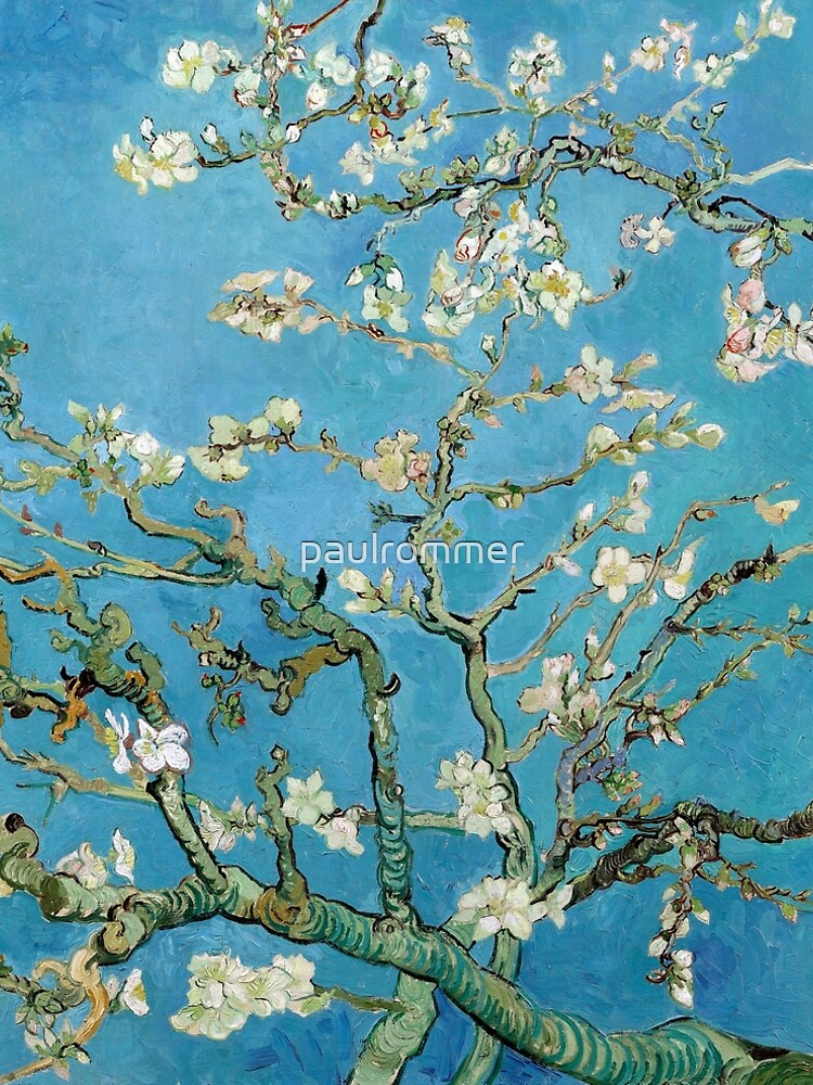 Artwork view, 1890-Vincent van Gogh-Almond blossom-73.5x92 designed and sold by paulrommer