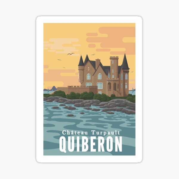 Aperçu de l'œuvre Château Turpault Quiberon créée et vendue par meganflandrin.