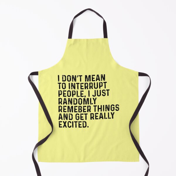 Item preview, I Don't Mean To Interrupt People designed and sold by kamrankhan.