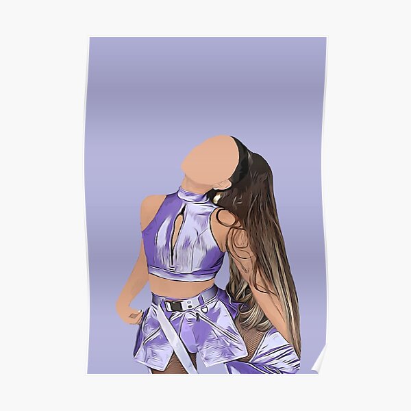 Ariana en morado Póster