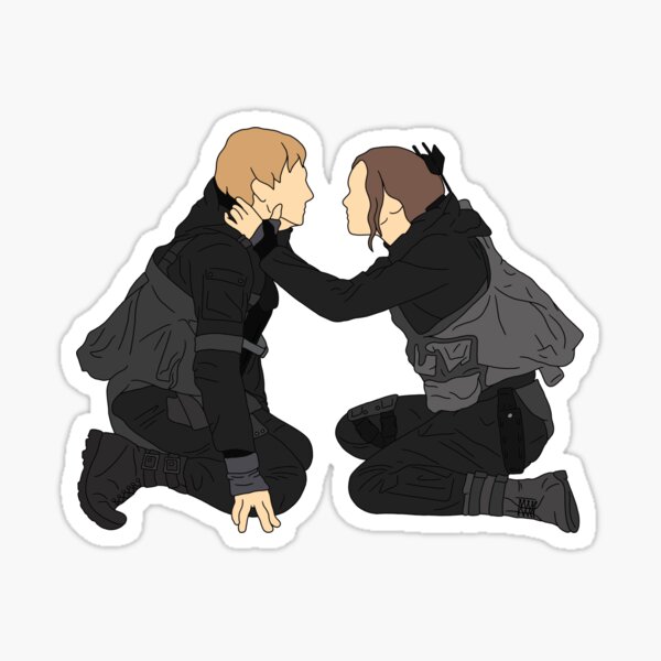 Peeta Mellark et Katniss Everdeen de The Hunger Games Sticker
