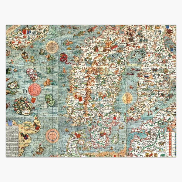 1000 Piece Jigsaw Puzzle Map of Turkey in Asia 1852 Collins Atlas 