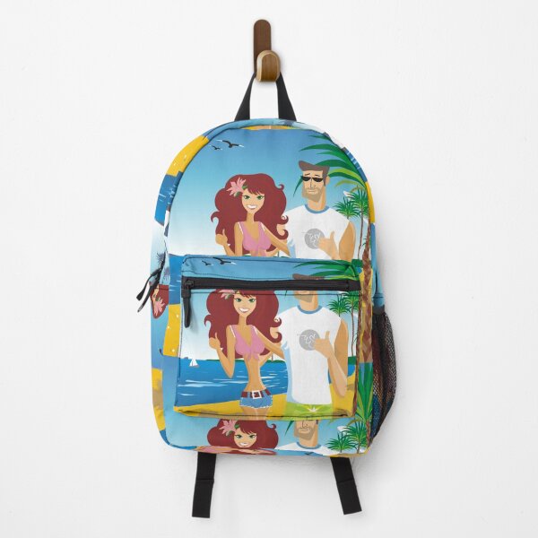 Item preview, cute couple on the beach and beautiful illustration designed and sold by 42youbest.