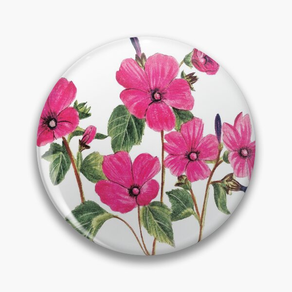 Item preview, Tree Mallow - pretty pink flowers designed and sold by domdjs4239.