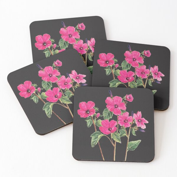 Item preview, Tree Mallow - pretty pink flowers designed and sold by domdjs4239.
