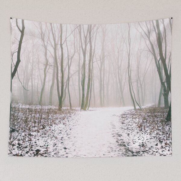 Item preview, Path through magic winter forest designed and sold by helenkaiy.