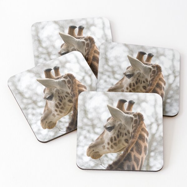 Item preview, Giraffe Portrait designed and sold by wazoosi.