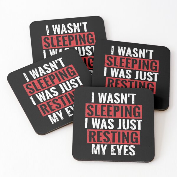 Item preview, Funny Distressed Vintage Resting My Eyes Not Sleeping designed and sold by jcorres.