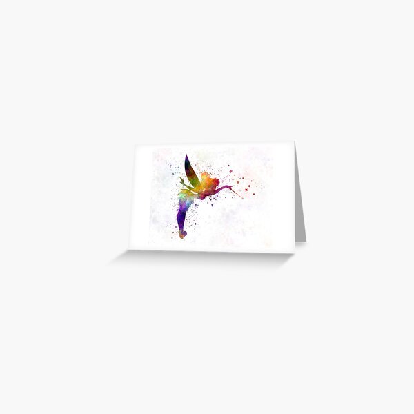 Tinkerbell in watercolor Greeting Card