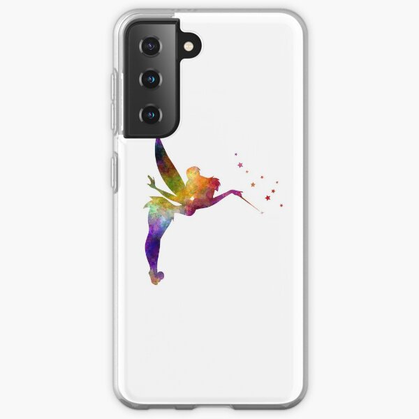 Tinkerbell in watercolor Samsung Galaxy Soft Case