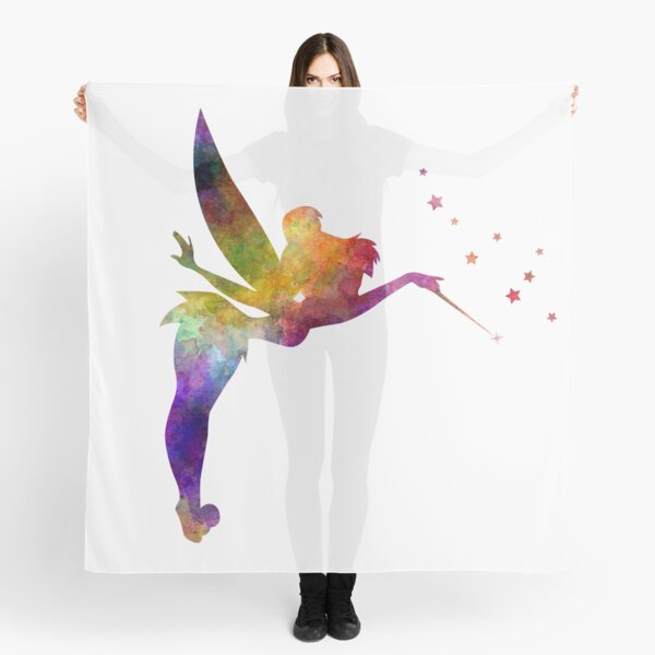 Tinkerbell in watercolor Scarf