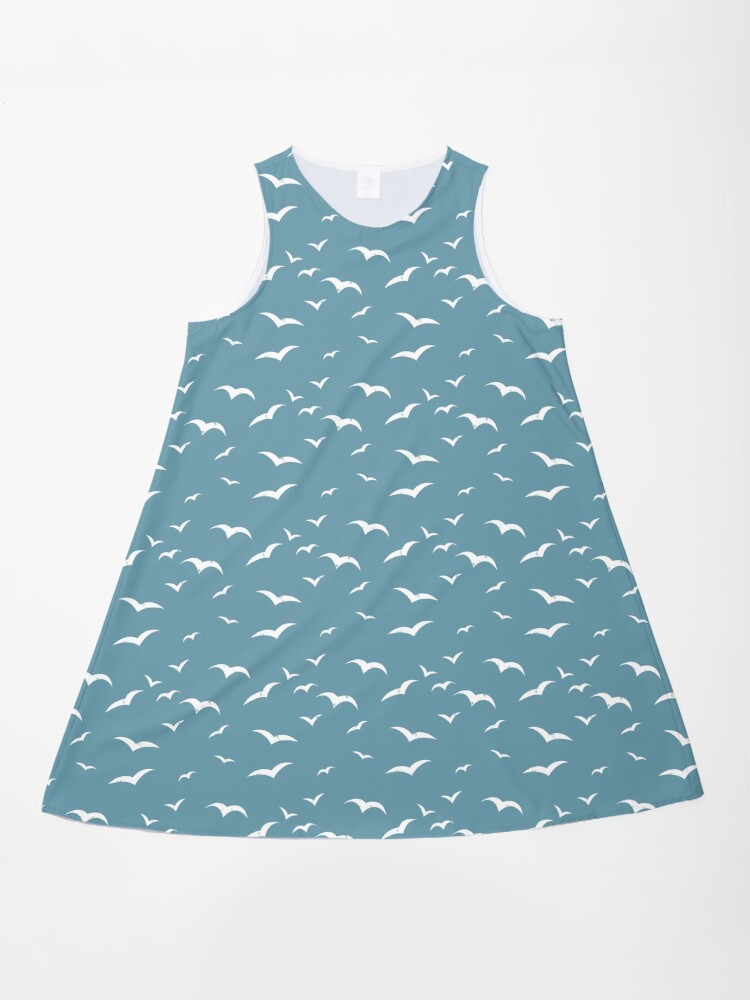Nautical Sea Birds Blue and White Pattern" A-Line Dress for Sale by CreativeBridge | Redbubble Nautical Sea Birds Blue and White Pattern" A-Line Dress for Sale by CreativeBridge | Redbubble