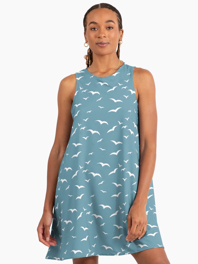 Nautical Sea Birds Blue and White Pattern" A-Line Dress for Sale by CreativeBridge | Redbubble Nautical Sea Birds Blue and White Pattern" A-Line Dress for Sale by CreativeBridge | Redbubble