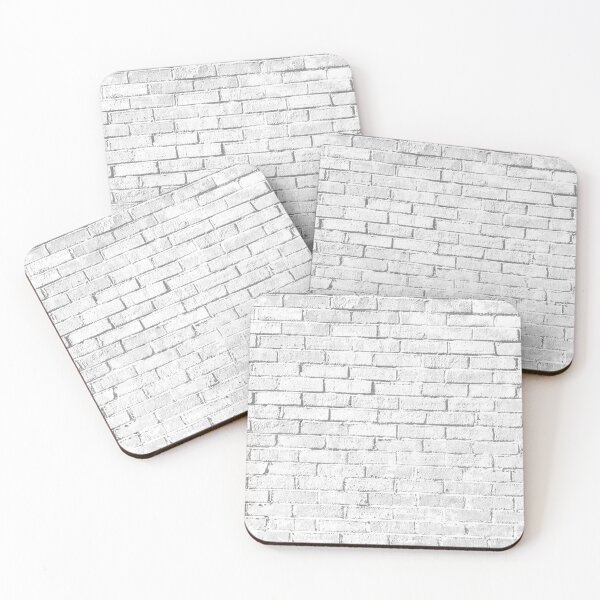 Item preview, Aesthetic White Brick Wall Pattern Industrial Modern Texture  designed and sold by acatalepsys.