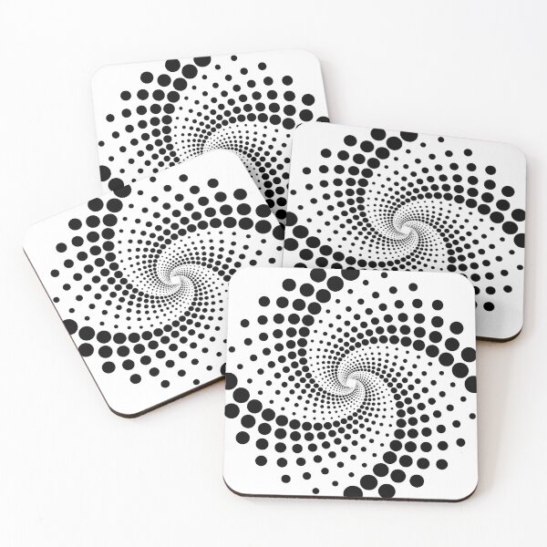 Item preview, illusionic black circle dots designed and sold by venus-ian.