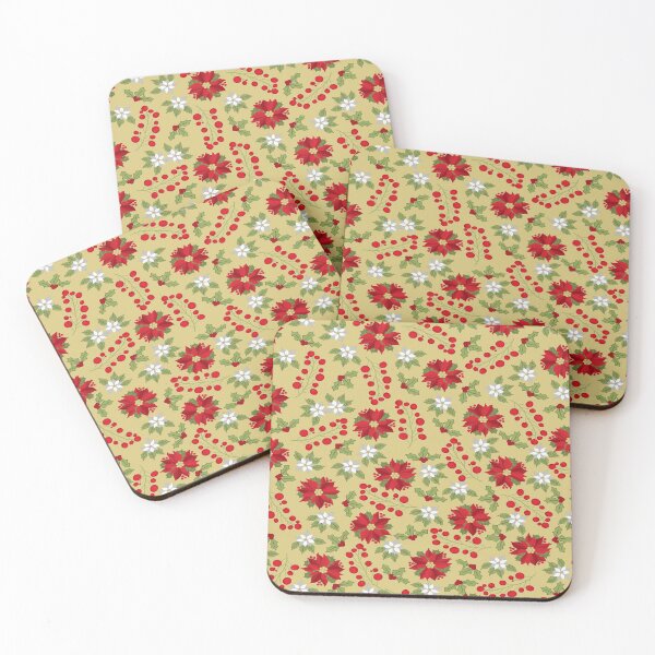 Item preview, Christmas floral pattern designed and sold by MLD112.