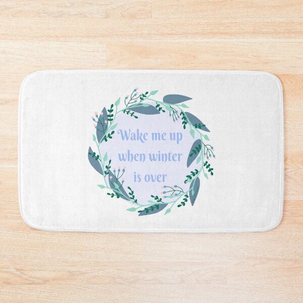 Item preview, Wake me up when winter is over - Blue designed and sold by Kelyrin.