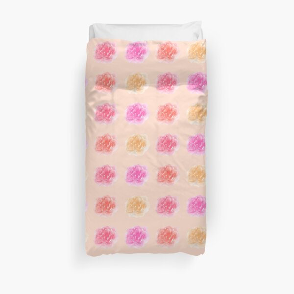 Peonies Floral Print Duvet Cover