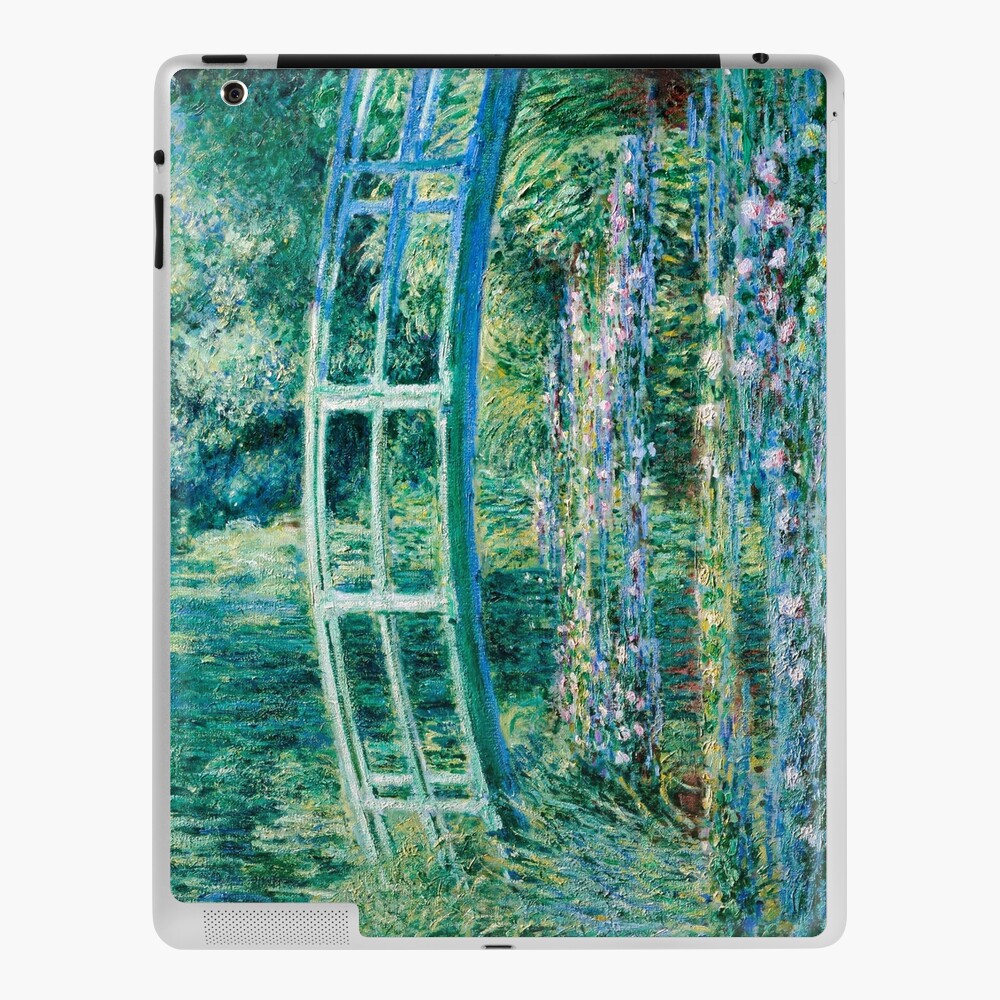 1899-Claude Monet-Water Lilies and Japanese Bridge iPad Case & Skin