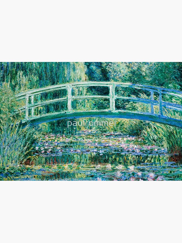 1899-Claude Monet-Water Lilies and Japanese Bridge by paulrommer