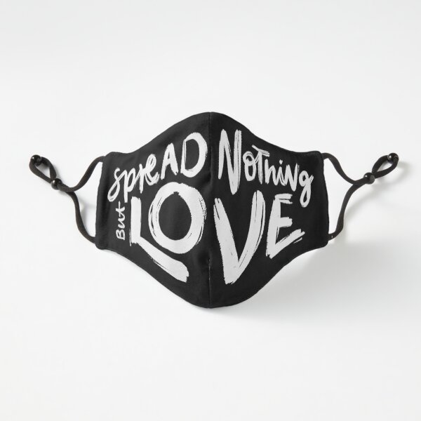 Maske "Spread Nothing But Love" #1 Passgenau (3-lagig)