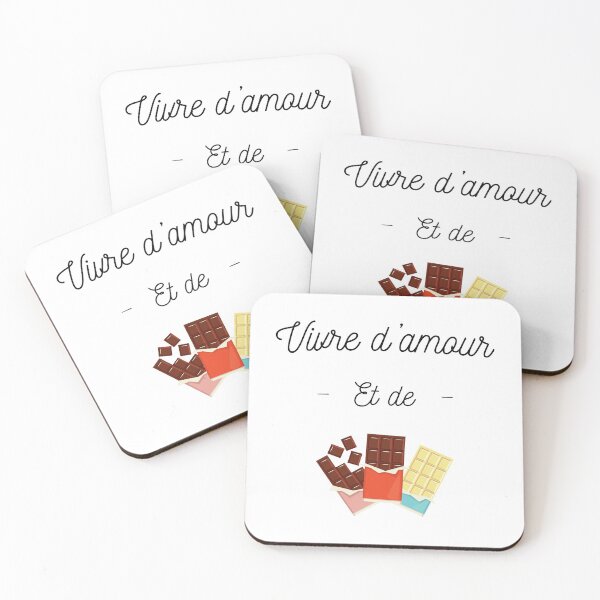 Item preview, Live on love and chocolate designed and sold by Curlyhaire.
