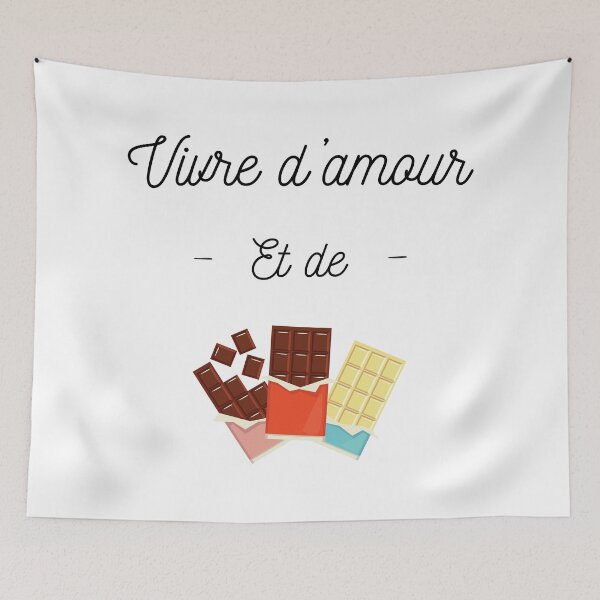 Item preview, Live on love and chocolate designed and sold by Curlyhaire.