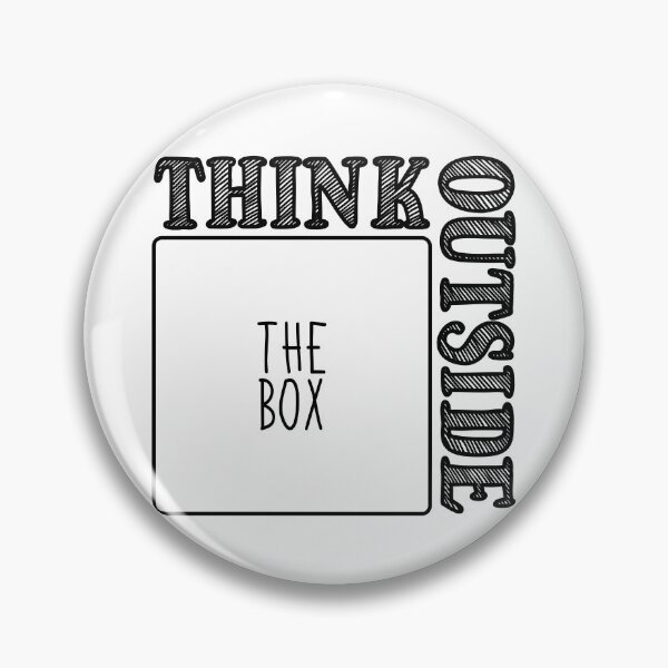 Item preview, Think Outside The Box Bold Text designed and sold by RADesigns21.