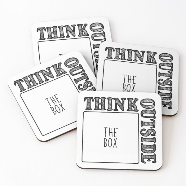 Item preview, Think Outside The Box Bold Text designed and sold by RADesigns21.